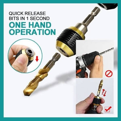 (🎁2025New Year Hot Sale🎁)Quick-release Hexagon Drill Bit Coupling